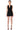 Extra View Bring It Embellished Cowl Neck Mini Dress In Black