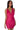 Side View Bring It Embellished Cowl Neck Mini Dress In Hot Pink