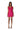 Extra View Bring It Embellished Cowl Neck Mini Dress In Hot Pink