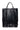 Back View Bring The Action Oversized Faux Leather Fringe Tote