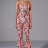 Front View Bring The Funk Printed Flared Jumpsuit