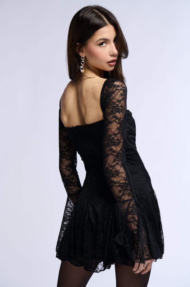 BROOKE DAINTY LACE MINI DRESS AKIRA BROOKE DAINTY LACE MINI DRESS AKIRA