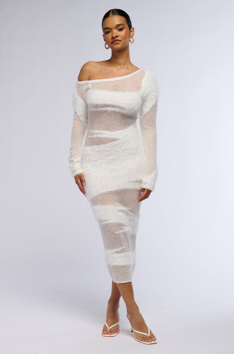 Back View Brooke Knit Maxi Dress