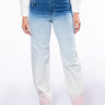 Front View Brooklynne Ombre High Rise Jeans