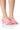 Front View Bubbleheart Chunky Sandal In Pink