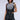 Front View Buckle Up Baby Faux Leather Corset Tank Top