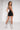 Extra View Buckle Up Rhinestone Detail Bandage Dress