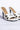 Extra View Buckle Up Stiletto Mule Sandal In White