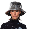 Front View Buss It Silver Oversized Bucket Hat