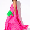 Front View Busy Living Maxi Dress in Fuchsia