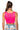 Full View Buttercup Collection Twist Tank Top In Fuchsia