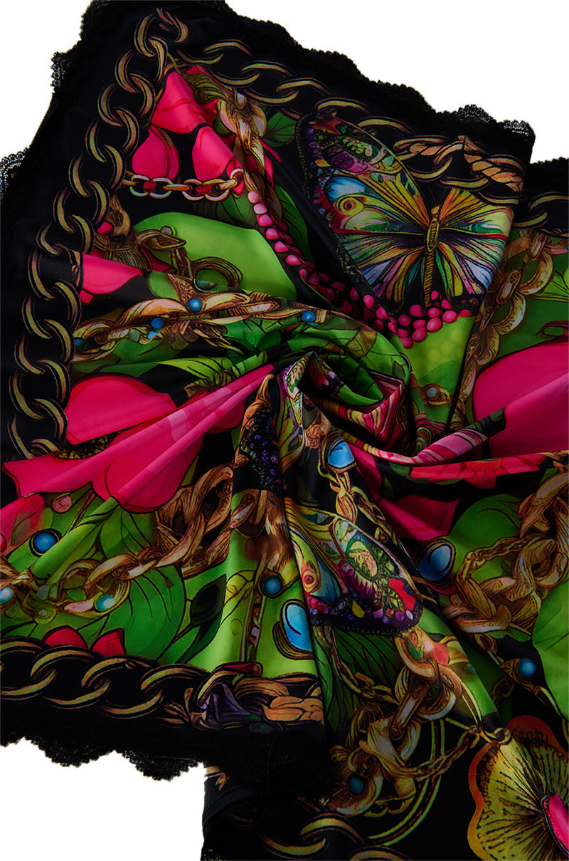 Back View Butterfly Baby Stretch Scarf 3