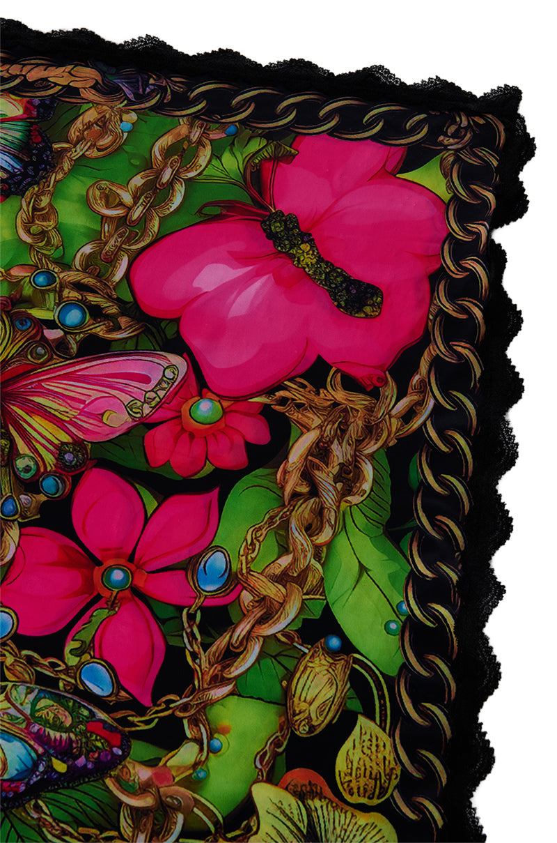 Detail View Butterfly Baby Stretch Scarf 4