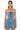 Front View Butterfly Kiss Embellished Denim Mini Tube Dress