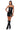 Side View Butterfly Kiss Embellished Faux Leather Mini Tube Dress