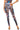 Front View Butterfly Tears Mesh Legging