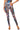 Front View Butterfly Tears Mesh Legging