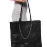 Front View Buzzing Black Tote Bag