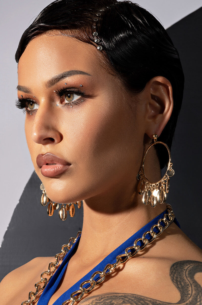 Front View By The Sea Dangle Earrings