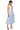 Side View Caiden Tie Front Midi Dress In Blue