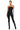 Front View Cali Girl Strapless Faux Leather Jumpsuit