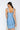 Back View California Girls Bandage Knit Bustier Tank Dress in Light Blue