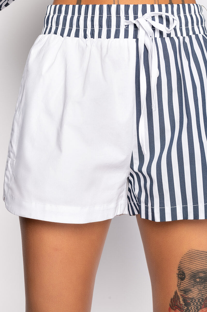 Extra View Call Back Later Colorblock Poplin Short view 9
