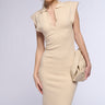 Front View Call Me Classy Knit Midi Dress