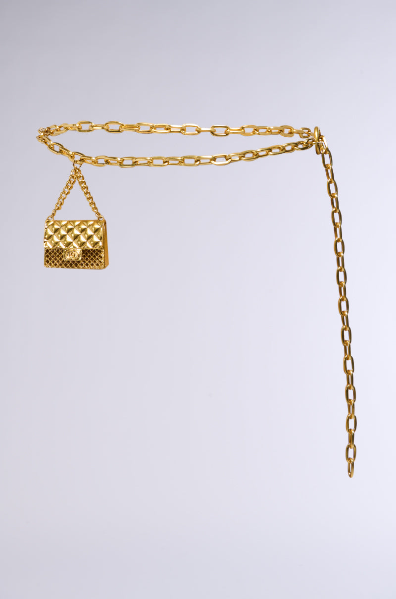 Back View Call Me Coco Chain Belt