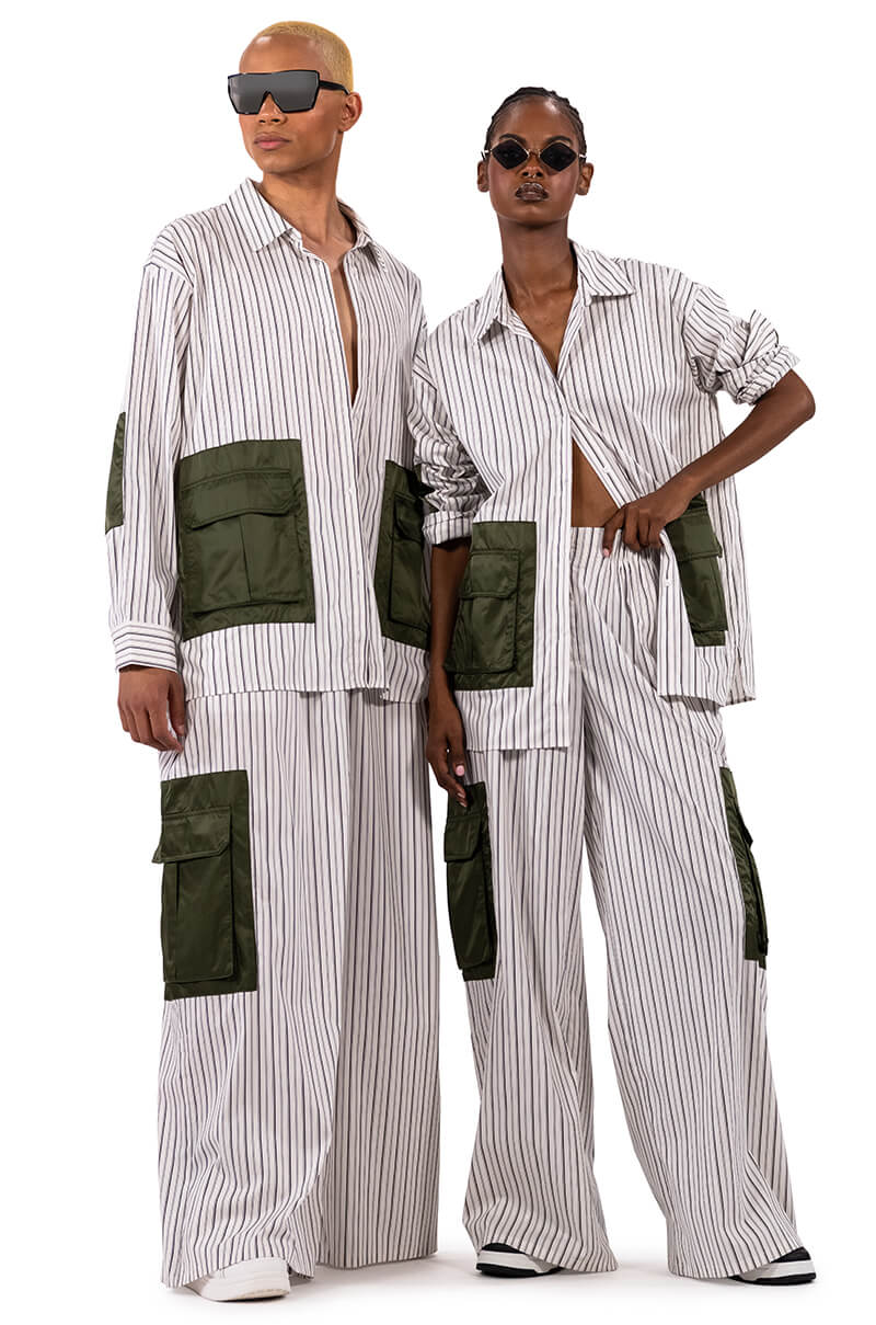 Extra View Callie Cargo Wide Leg Pant 11