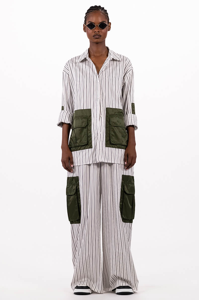 Extra View Callie Cargo Wide Leg Pant 8