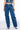 Front View Calypso Mid Rise Wide Leg Jeans