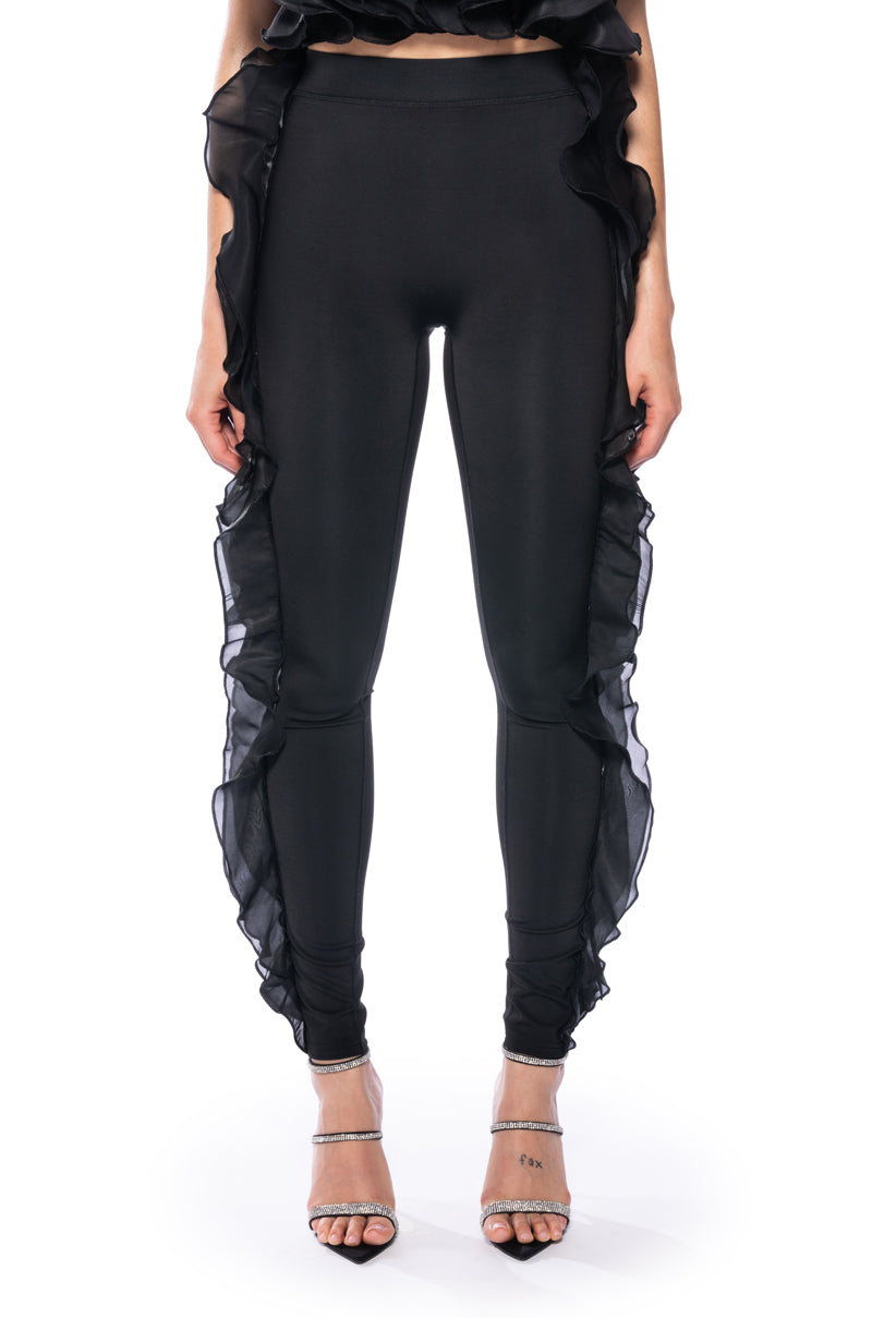 Front View Camellia Leggings