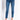 Front View Camila High Waisted Rhinestone Slit Jeans in Medium Blue Denim