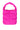 Side View Camping Tufted Puffer Tote In Pink