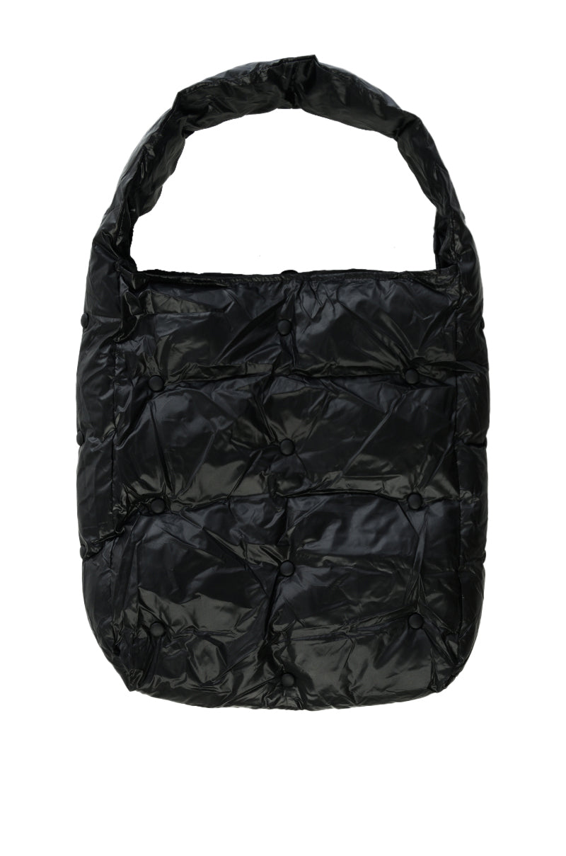 Side View Camping Tufted Puffer Tote