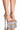 Side View Candy Bling Chunky Platform Sandal In Clear Pvc