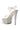 Detail View Candy Bling Chunky Platform Sandal In Clear Pvc