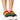 Front View Cani Embellished Chunky Heel Platform Sandal In Rainbow