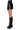 Full View Cant Be Tamed Faux Leather Mini Wrap Skirt In Black