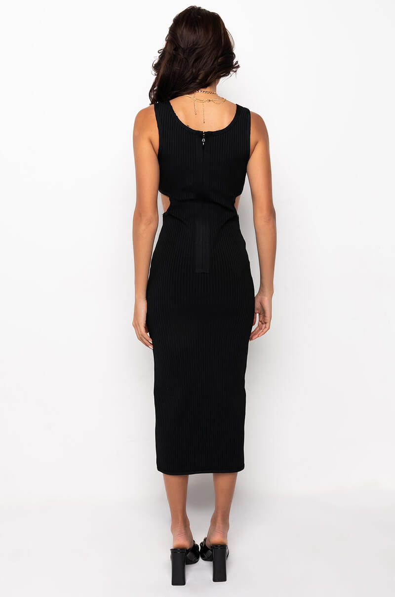 Detail View Cant Miss Me Bandage Maxi Dress With Open Back