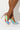 Side View Cape Robbin Holographic Pvc Stiletto Pump in Ice