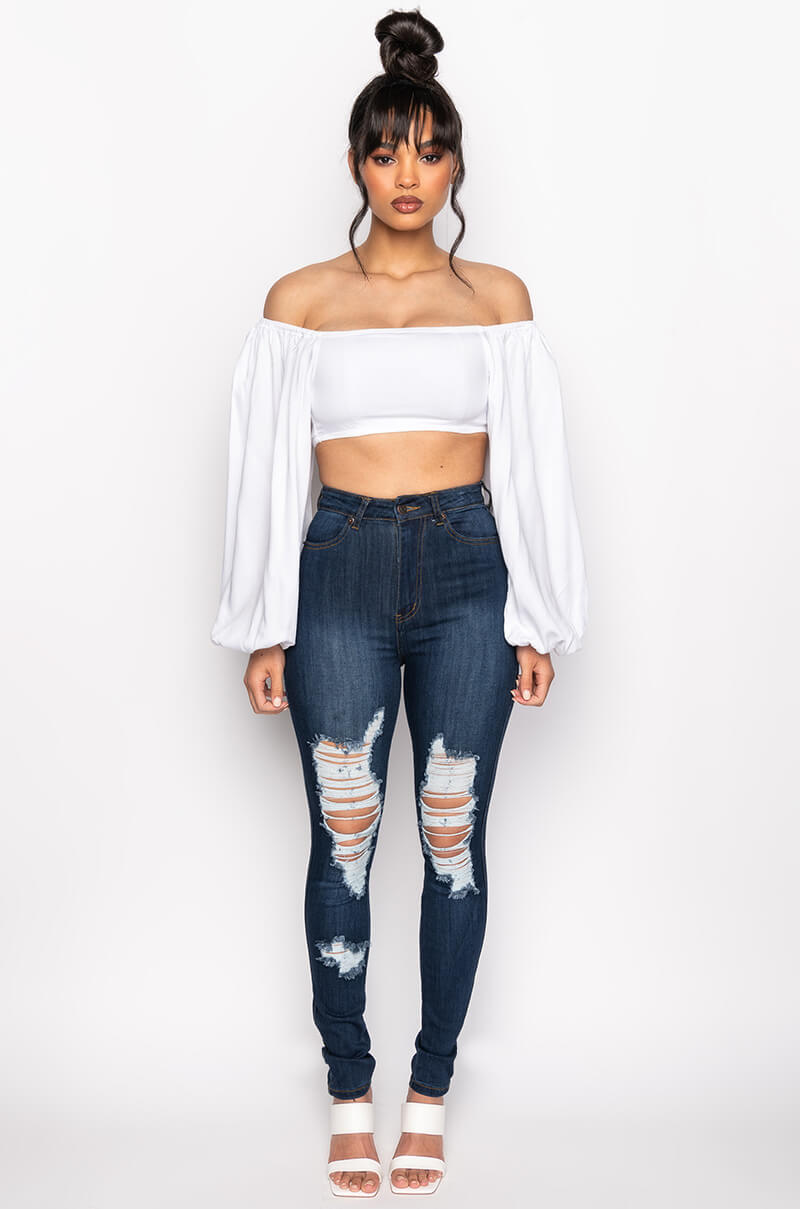 Extra View Carla High Rise Stretchy Skinny Jeans