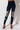 Front View Carla High Rise Stretchy Skinny Jeans in Dark Blue