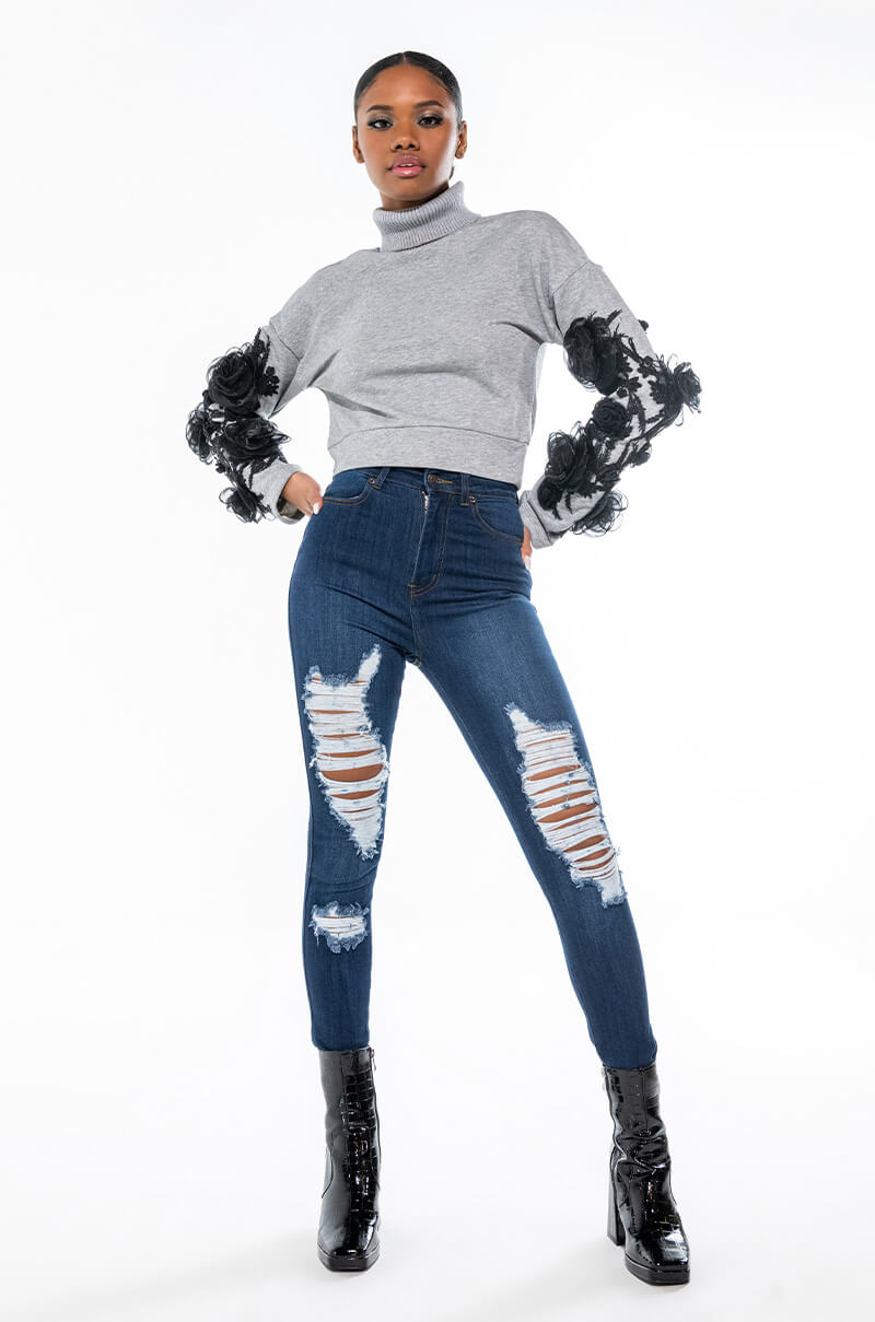 Extra View Carla High Rise Stretchy Skinny Jeans