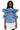 Extra View Carlotta Ruffle Sleeve Denim Vest