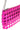 Detail View Carmelina Metallic Sequin Bag In Fuchsia