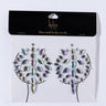 Front View Carnivale Snowflake Gem Nip Sticker