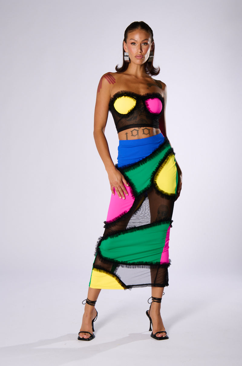 Extra View Carnivale Tulle Detail Tube Bra