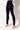 Side View Carrie High Rise Stretchy Skinny Jeans in Dark Blue